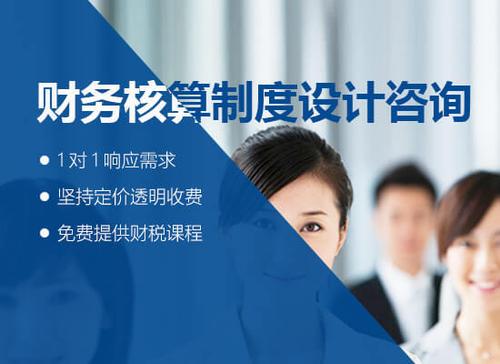 財務核算制度設(shè)計咨詢